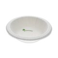 Pactiv EarthChoice Pressware Compostable Dinnerware, Bowl, 12oz, White, PK750 PK PSB12EC